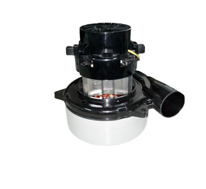 Sanayi Süpürge Motoru Bakır Sargı 220V Çift Fanlı 1300 W Eksozlu